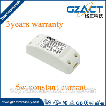 SAA TUV CE 150ma constant current led driver 6w small size led driver
