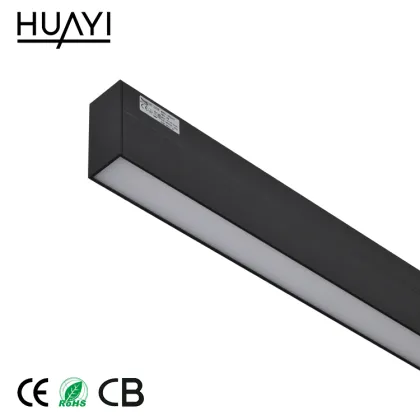 HUAYI High Quality Modern Office LED Linear Light Aluminum Pendant Lighting