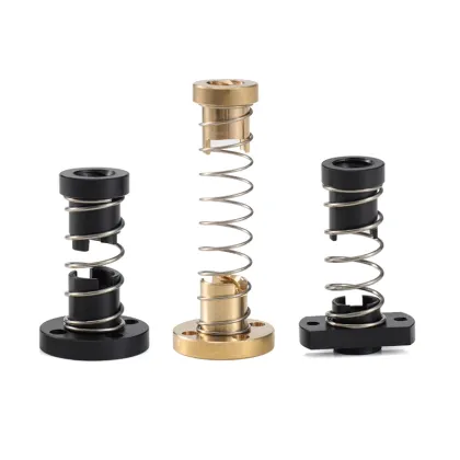 3D Printer POM Mute Brass Spring to Eliminate Gap and Return Differential