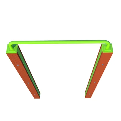 Outdoor gym Equipment Single Pull-up Bar Station