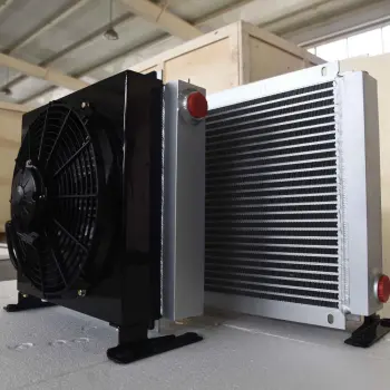 Aluminum Hydraulic Fan Oil Cooler for CNC Machine