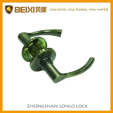 Zinc alloy schlage key reversible door handle tubular entry lock door