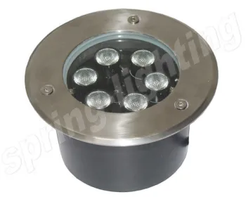 Ip65 6watt Rgb Led Flood Light Aluminum Alloy , Led Underground Light