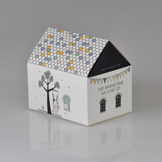 House Shape Christmas Gift Boxes For Child Shoe