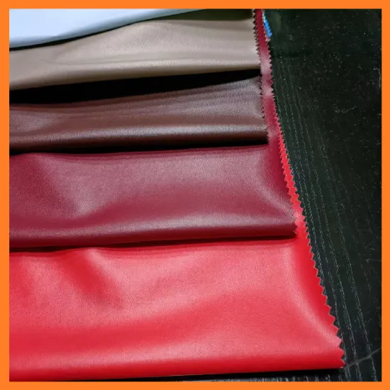 Artificial leather plain dyed