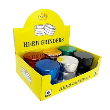 Best Sellers: Multi-Color 4 Layer Zinc Alloy Portable Herb & Tobacco Grinder - 63mm