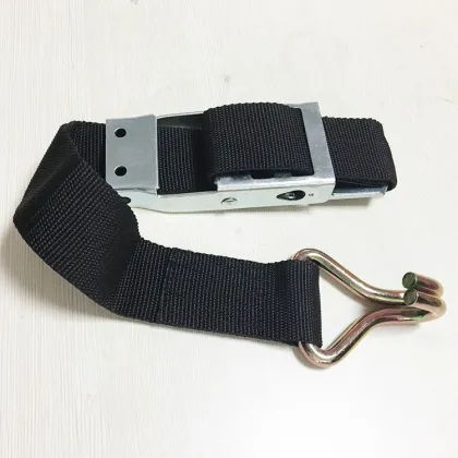 Pull Down Locking Buckle Strap for Curtain Side Truck Trailers with Combi Hook Steel