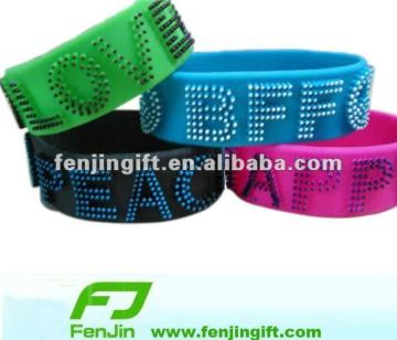fluffy silicone bracelet,fluffy wristband