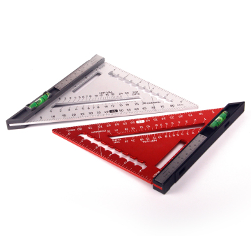 7 '' SAE Κυβερνήτης Carpenter Square Aluminal Alloy Mexuring Tool με φιαλίδιο Bubble