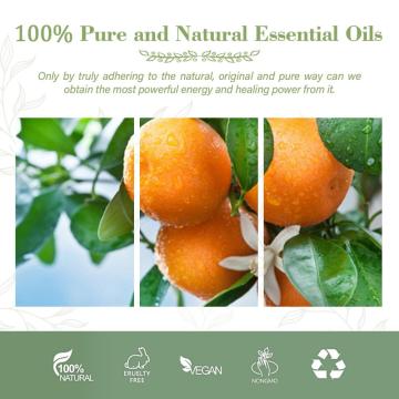 Óleo essencial para tangerina orgânica 100 % pura para aromaterapia SPA Massage Health