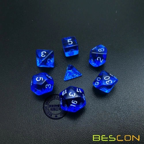 4-Sided Translucent Dice (d4) - Blue