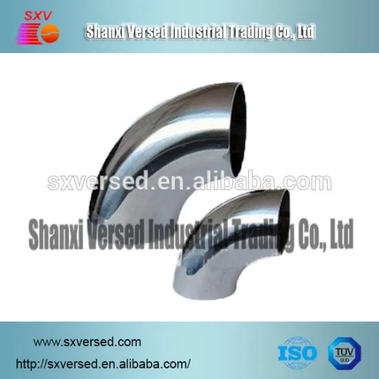 Argon arc welding Stainless Steel Pipe Fittings Elbow90 LR