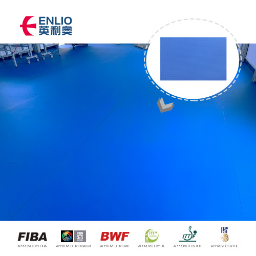 Enlio Sports Flooring Surface for Indoor Table Tennis