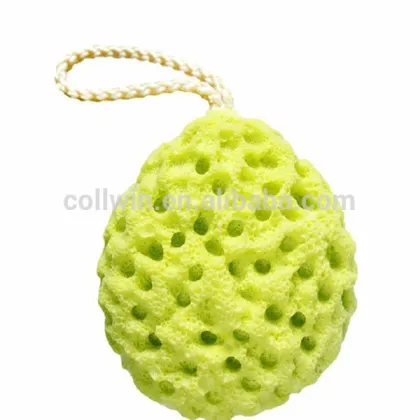 Shower Spa Sponge Body Cleaning Sponge Scrub (Orange)