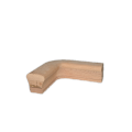 Sudut Handrail Kayu Kayu Berkualiti Tinggi