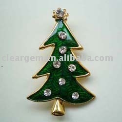 Christmas Tree Brooch