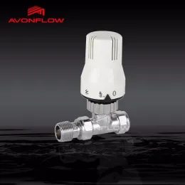 Avonflow TRV Automatic Brass Thermostatic Radiator Valves For hot water