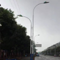 Pole de iluminación de la calle galvanizado