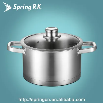 High quanlity cheapest price europe-style s/s soup pot stock pot with cover