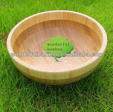 Natural Type Bamboo Salad Bowl