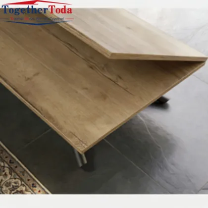 Multi-Functional Liftable Folding Dining Table Coffee Table 2-in-1 Home Expandable Table