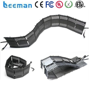 flexible indoor display screen led name badge stage background led curtain display