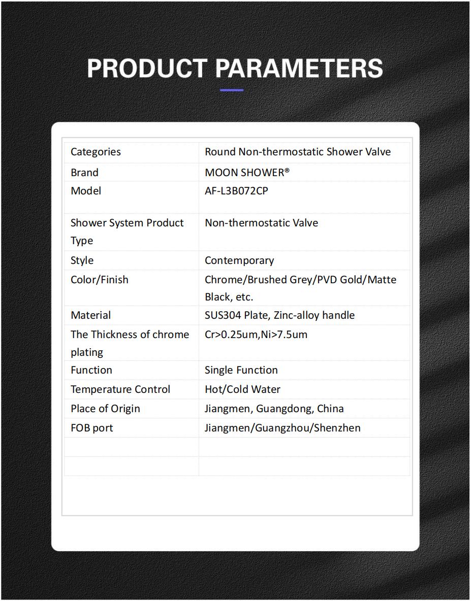 Valve Parameters Af L3b072 00