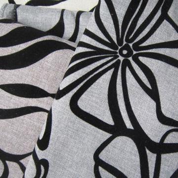 Flocking material linen fabric for sofa cover