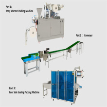 Machine d&#39;emballage de réchauffeur à main jetable distribuable automatique