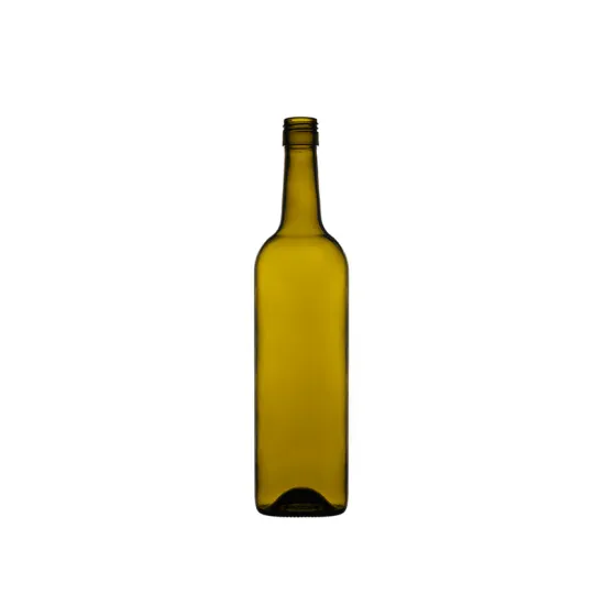Classical Green Glass Claret Wine Bottle