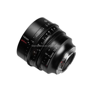 7artisans 14mm T2.9 Full Frame Cine Lens for Sony E FX3, Leica, SIGMA L SL, Nikon Z Z50, Canon EOS-R EOS-R5