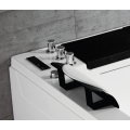 Bathtub de luxo acrílico com luz LED colorida