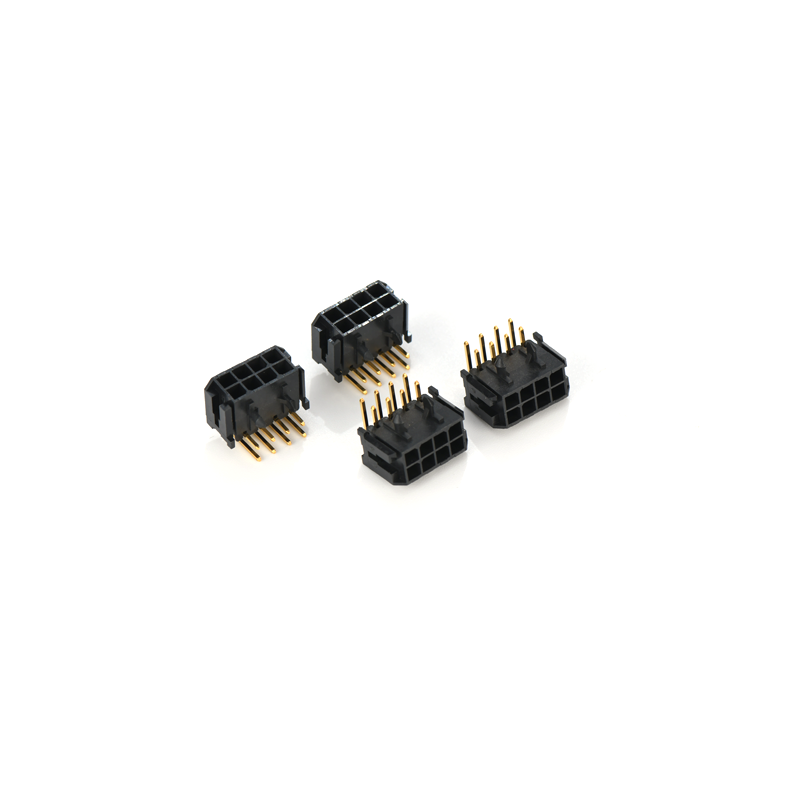 3.0mm Pitch DIP Pin Header Double Row 90° Gold Plated with Posts