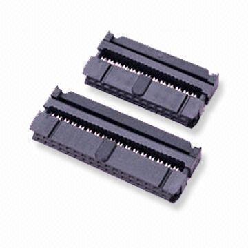 IDC Socket with Brass or Phosphor Bronze Contacts