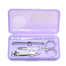 Nail Manicure Set With Plastic Containers