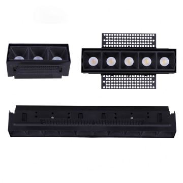 Top Quality Aluminium Adjustable SMD Ultra Slim Trimless LED Linear Light
