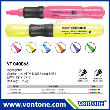 promotional recycled plastic office re-pp Highlighter