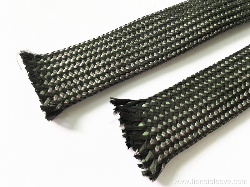 High abrasion resistance Carbon fiber braided sleev