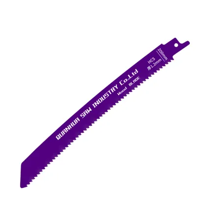 High carbon steel curved saber saw