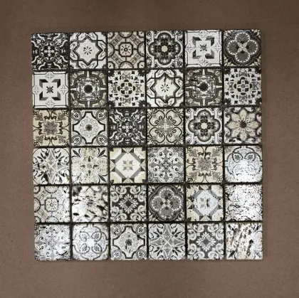 New concept printing pattern natural stone marble mosaic tile