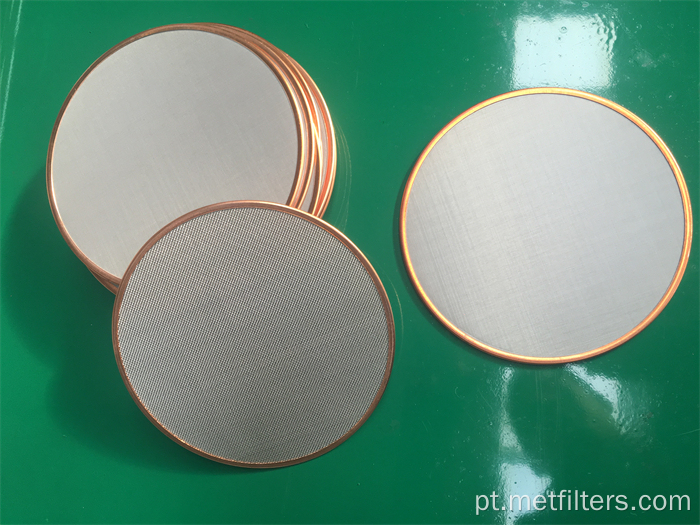 Discos de filtro SS304 para filtração da extrusão