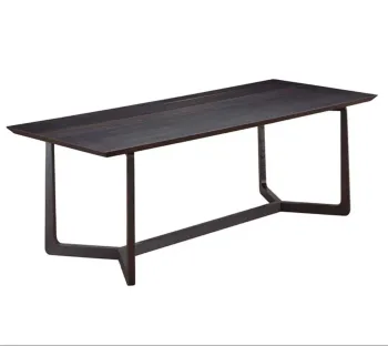 Special Design MDF Panel Wood Leg Square Dining Table and 6 Chairs