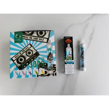 Lighting vape 3000 puffs + Blue raz