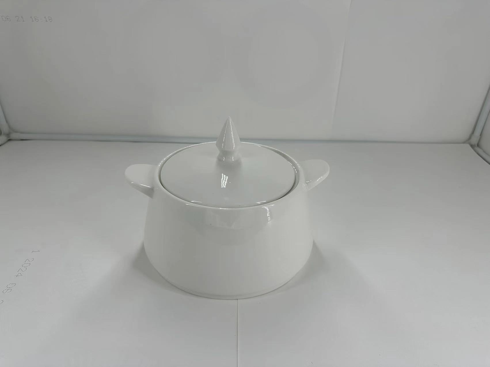 large Ceramic pot with lid