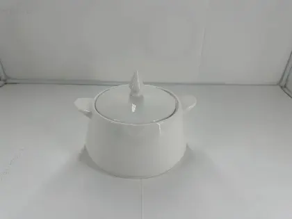 large Ceramic pot with lid