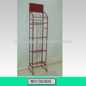 2013NEW ARRIVAL Red Foldable Metal Cocacola Storage Shelf