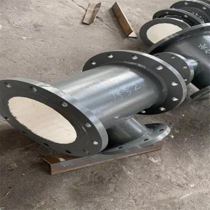 Corundum ceramic lined pipe