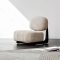 Modern Minimalist Ash Wood base Accent Chair