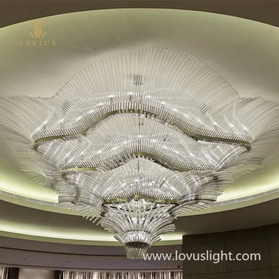 Custom large hotel chandeliers White high luxury custom chandeliers lobby chandelier