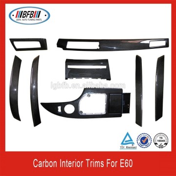 CAR INTERIOR TRIMS FOR BMW E60 M5 STYLE HIGH QUALITY CARBON FIBER 2006-2010